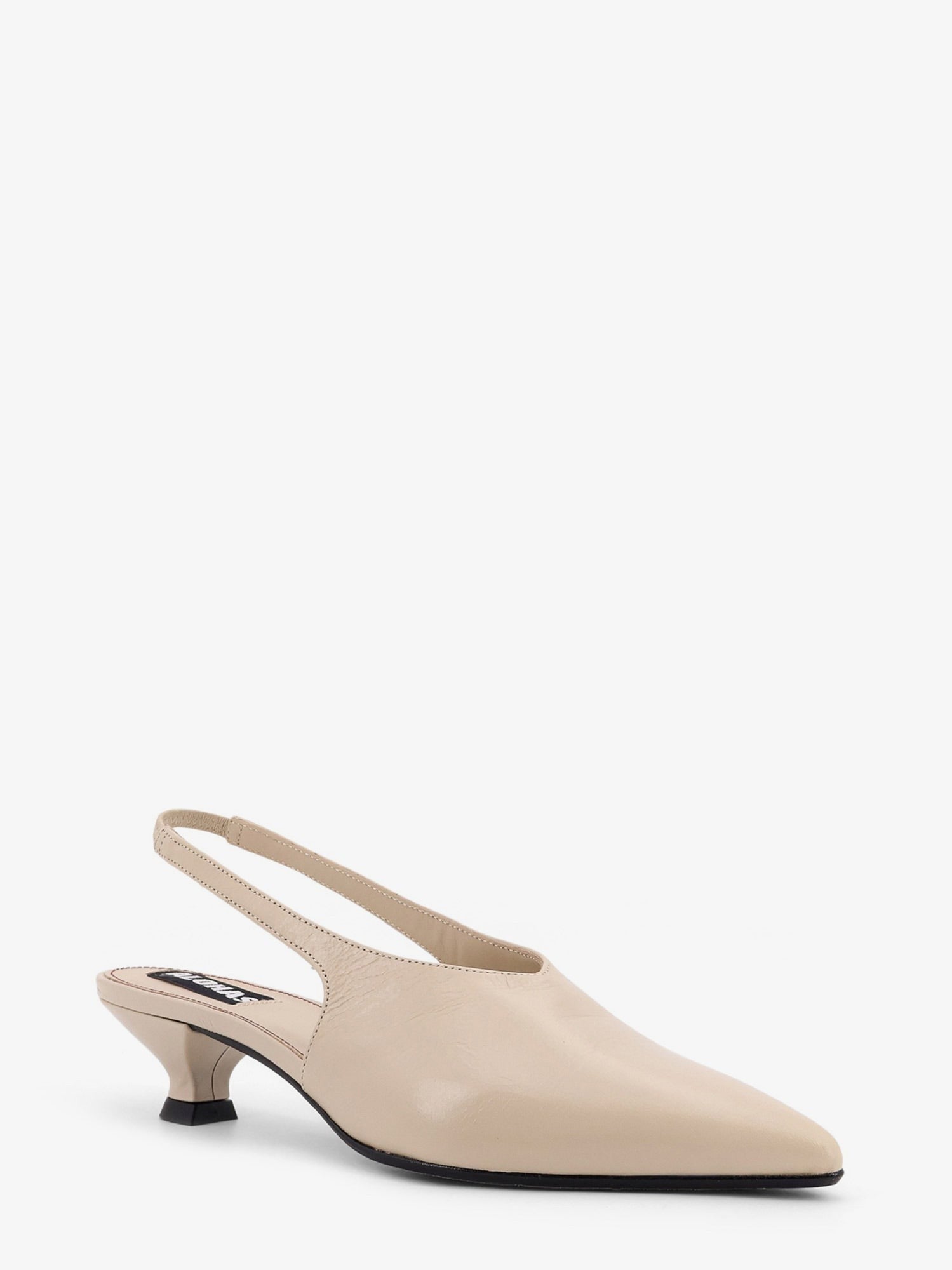 Eros leather slingback decolleté