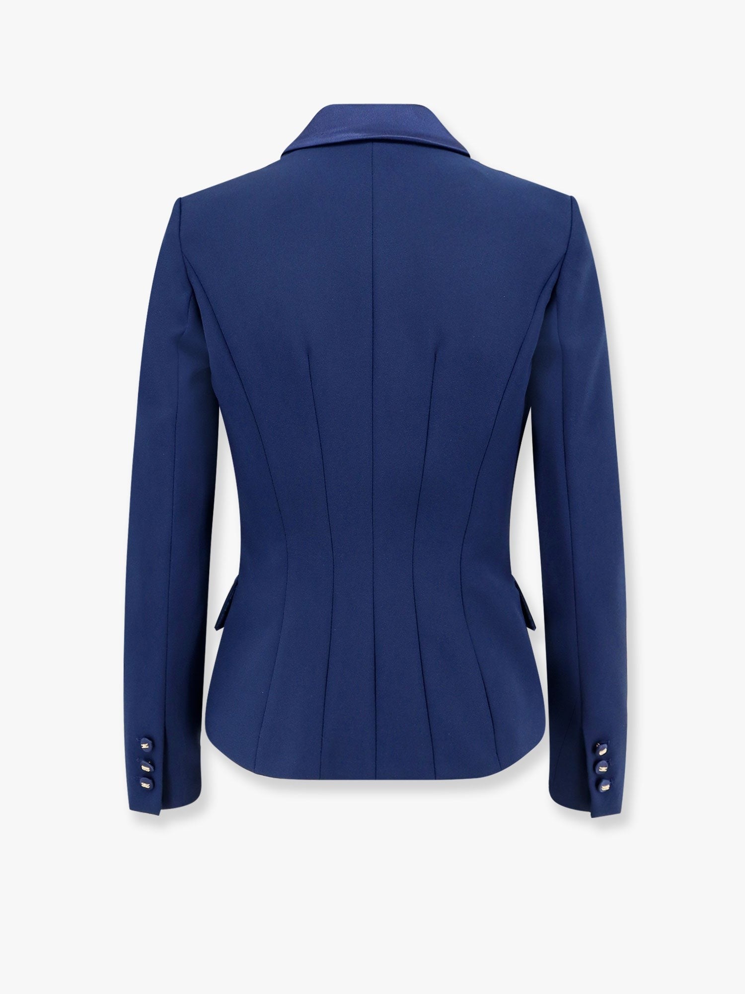 アウターその他 ELISABETTA FRANCHI Essentials blazer shoulder pads covered Essentials blazer with shoulder pads and covered buttons