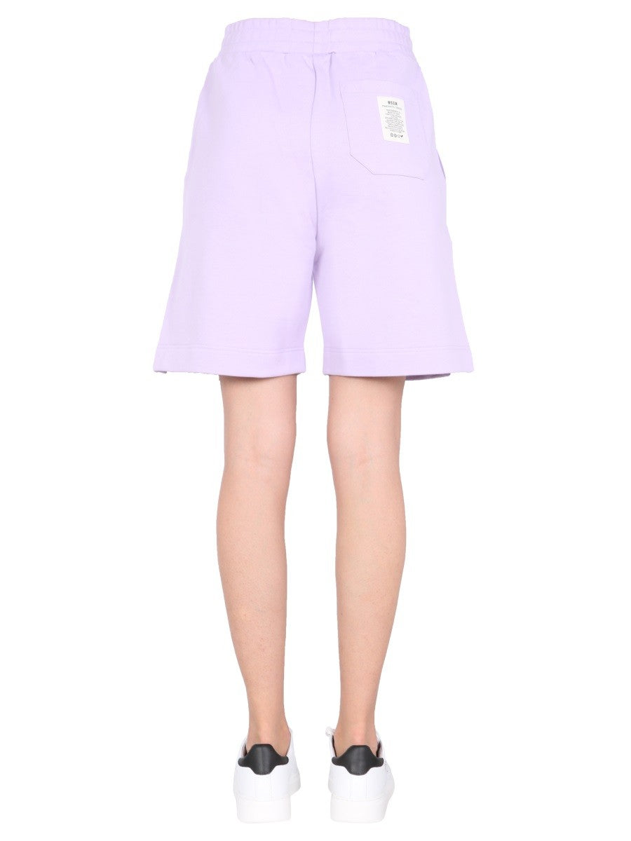 Elastic Waist Fantastic Green Bermuda