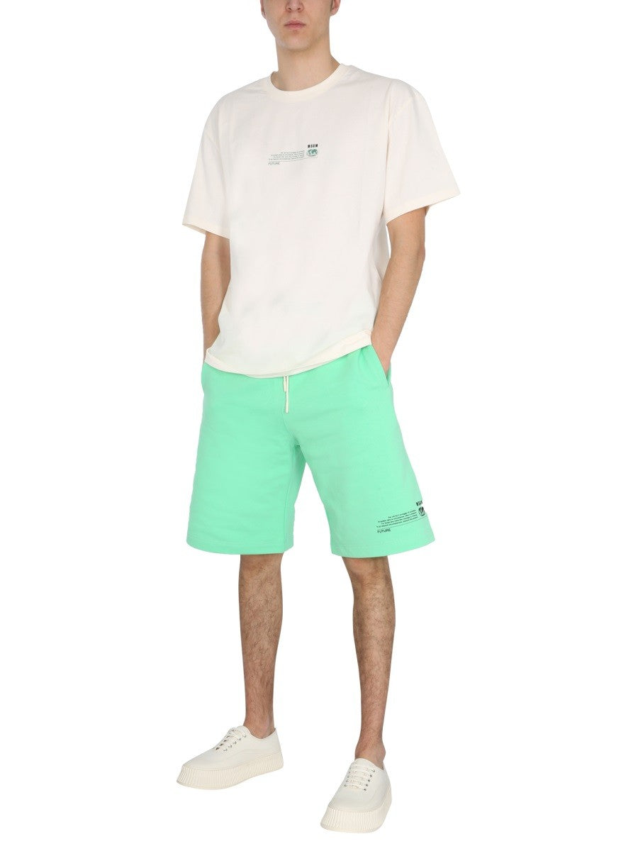 【送料&関税込】MSGM fantastic Green Bermuda FANTASTIC GREEN