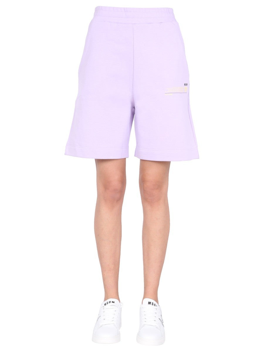 Elastic Waist Fantastic Green Bermuda