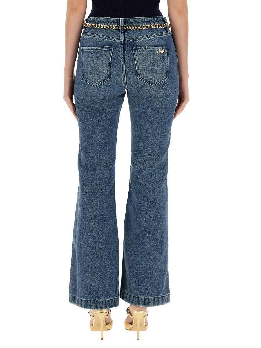 FLARE FIT 100% COTTON JEANS