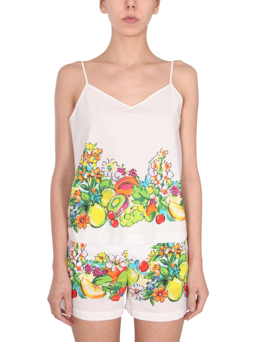 FLOWER AND FRUIT PRINT TOP | Basement 88