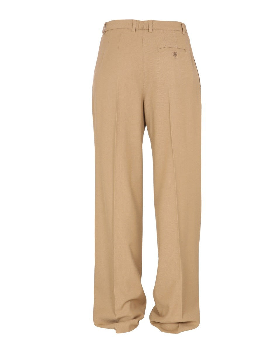 Front Button Zip GABARDINE TROUSERS