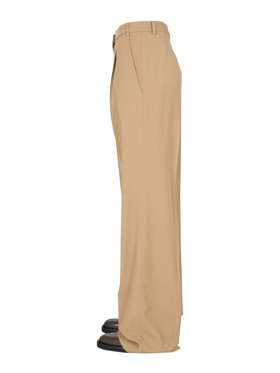 Front Button Zip GABARDINE TROUSERS