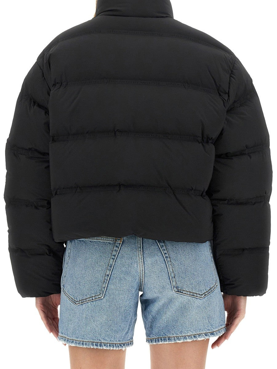 GIACCA CROPPED CON LOGO