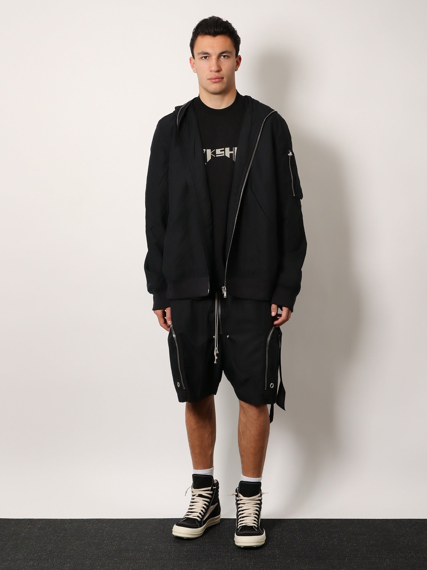 Gimp flight bomber lyocell jacket