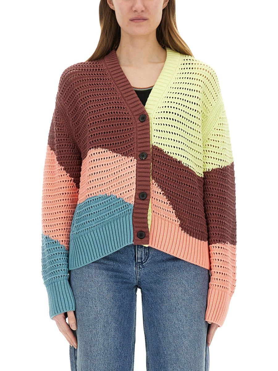 CARDIGAN À VAGUE DÉGRADÉE