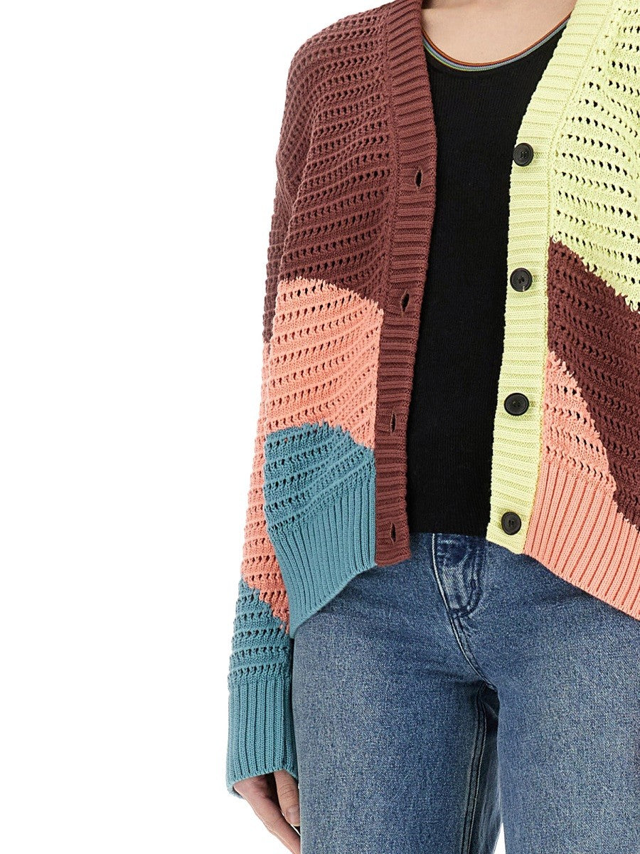 CARDIGAN À VAGUE DÉGRADÉE