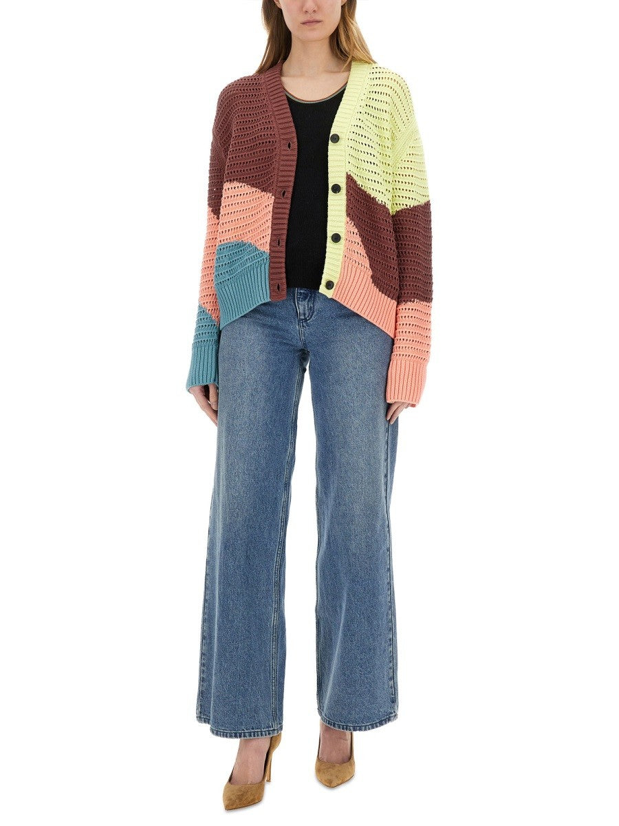CARDIGAN À VAGUE DÉGRADÉE