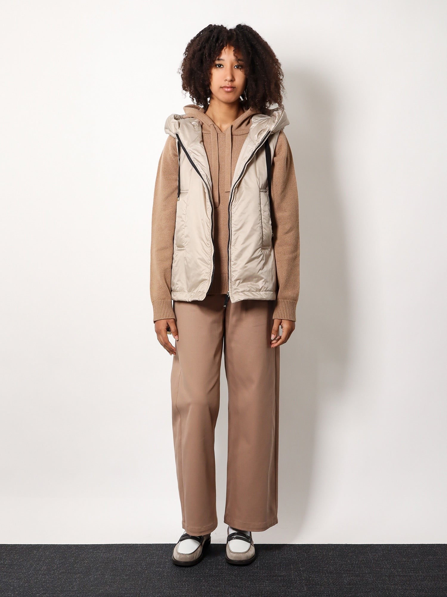 Beige Zip Jacket