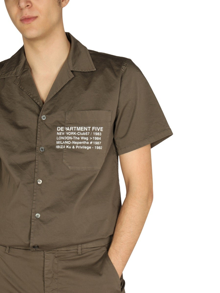 CHEMISE À IMPRIMÉ LOGO HAWAÏEN