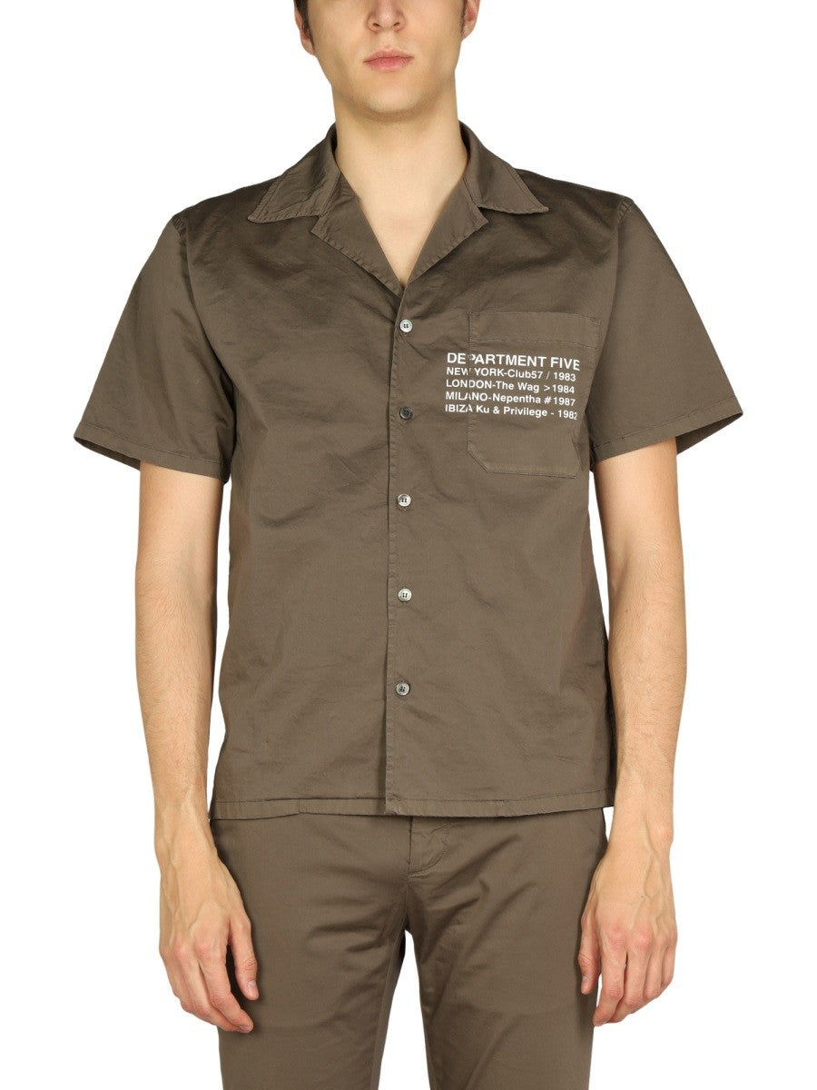 CHEMISE À IMPRIMÉ LOGO HAWAÏEN