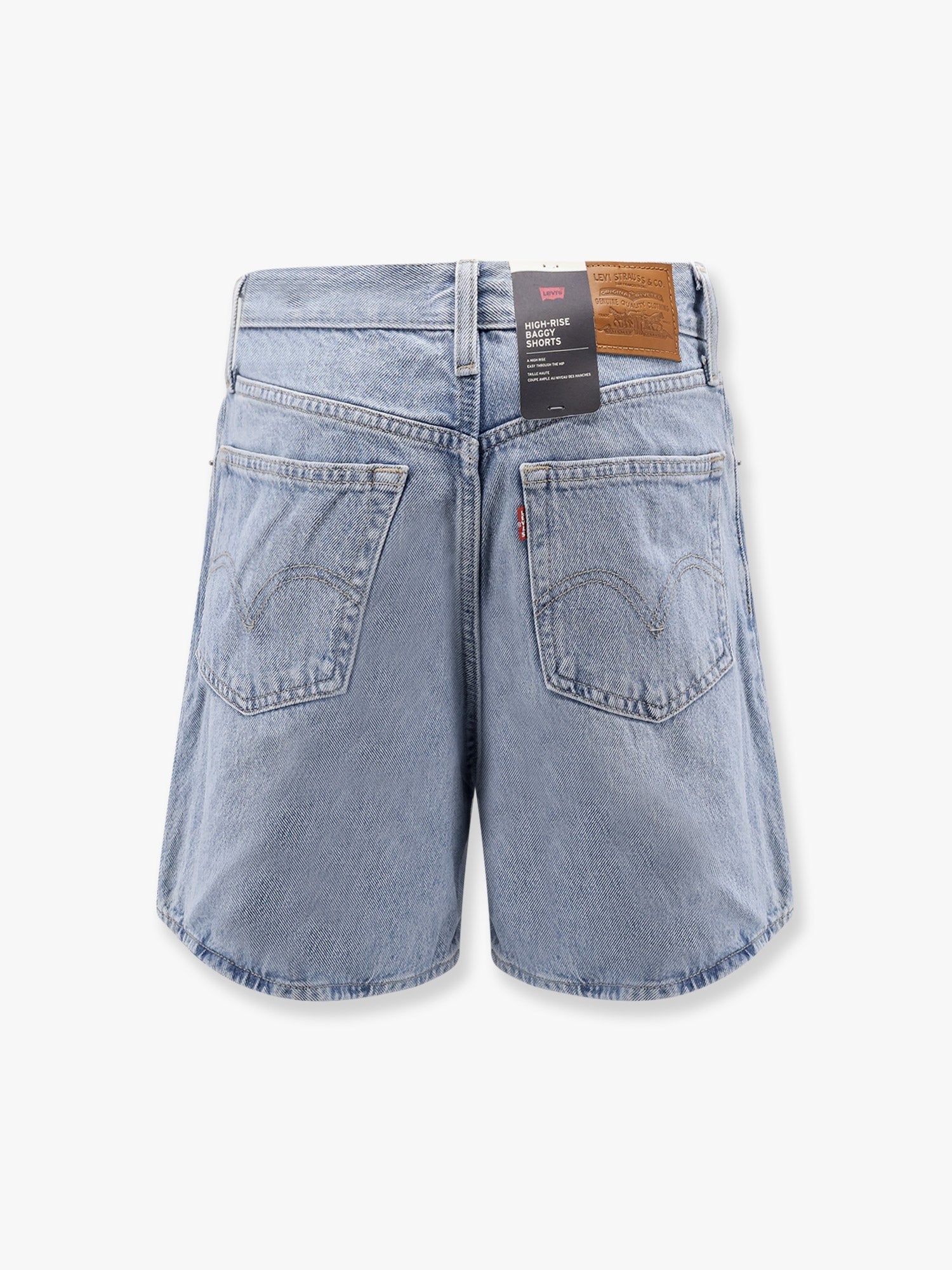 High Waist Baggy Denim Shorts