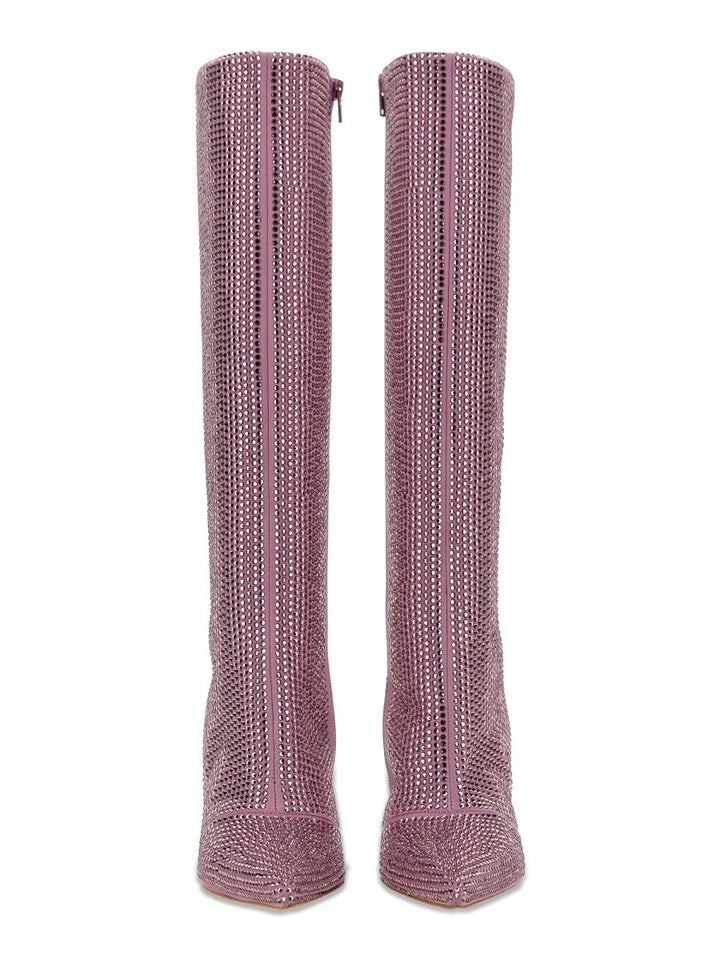 HIGH BOOT WITH RHINESTONES | Basement 88