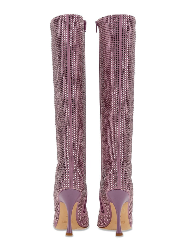 HIGH BOOT WITH RHINESTONES | Basement 88