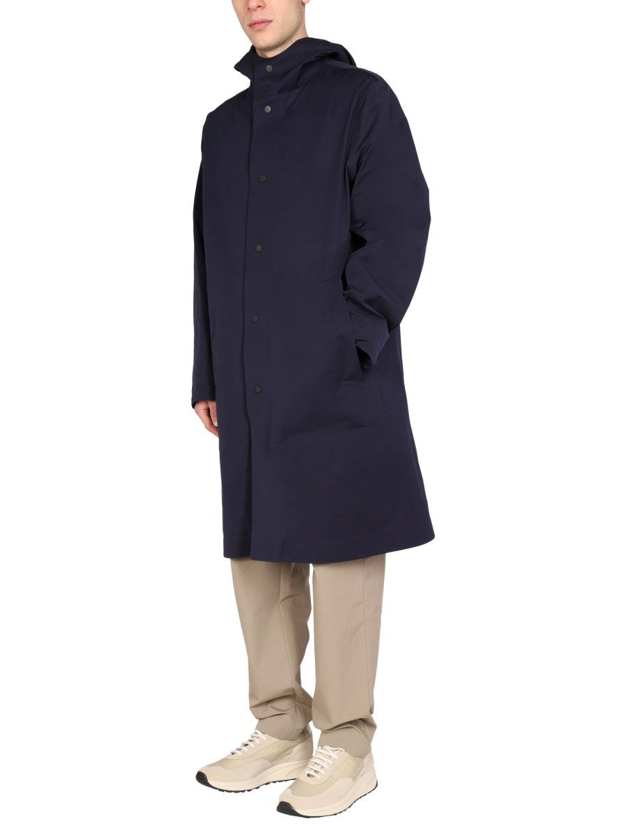 HOODED TRENCH COAT | Basement 88