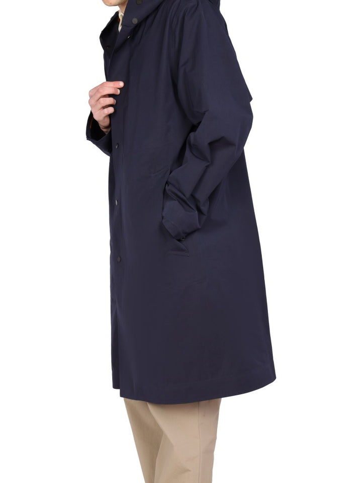 HOODED TRENCH COAT | Basement 88
