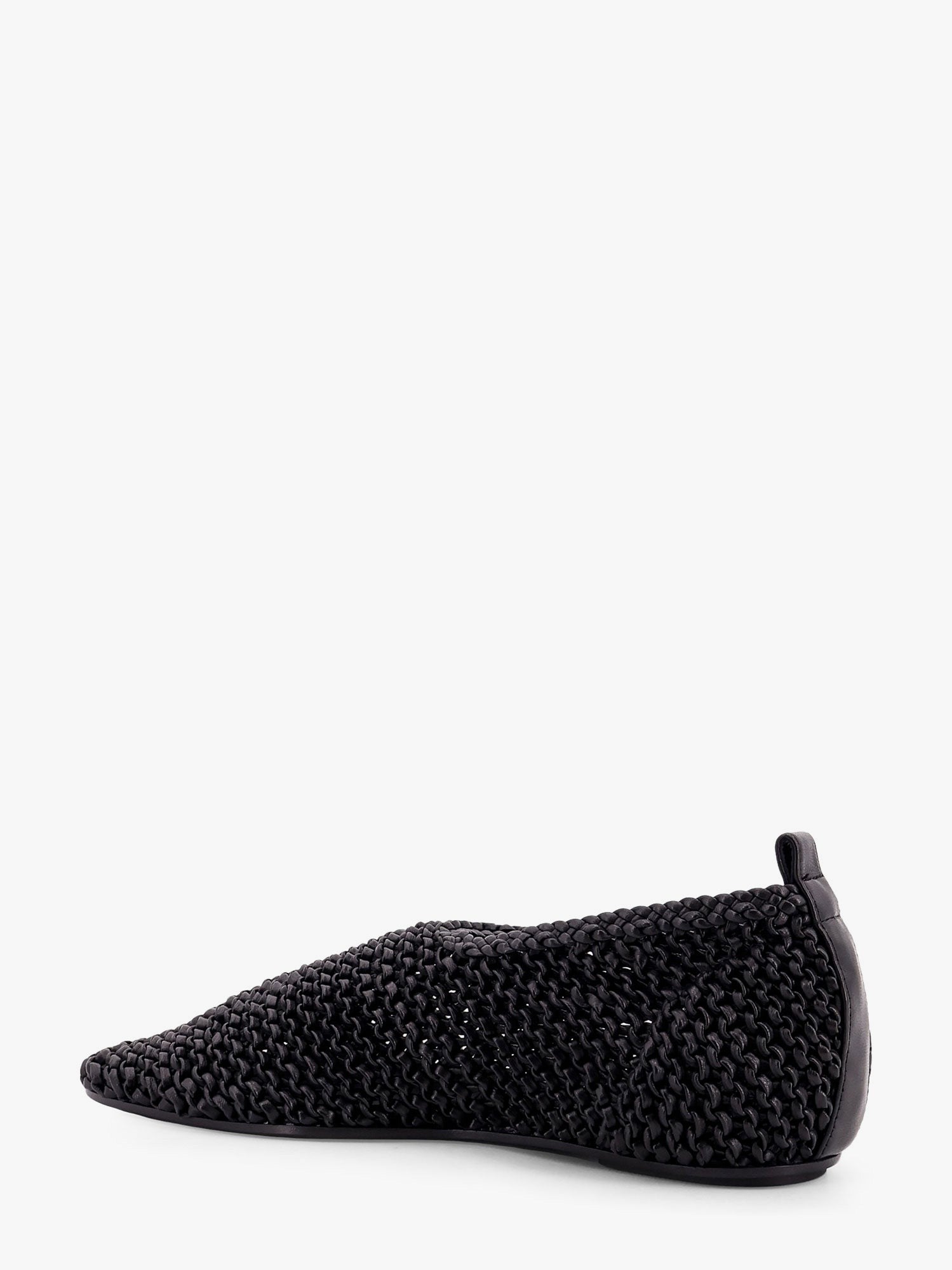 Interwined leather ballerinas