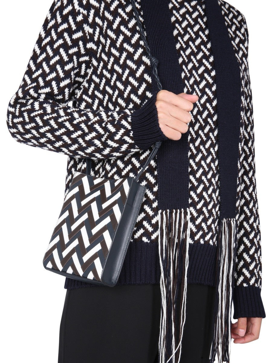 Crew Neck Jacquard Sweater
