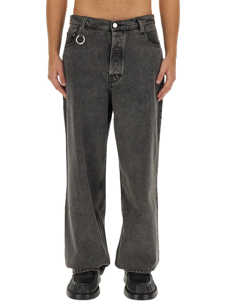 JEANS JAMBE LARGE