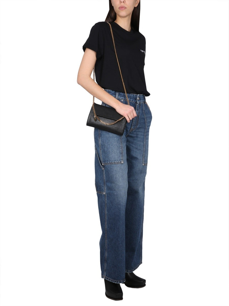 Button Closure Jeans Workwear