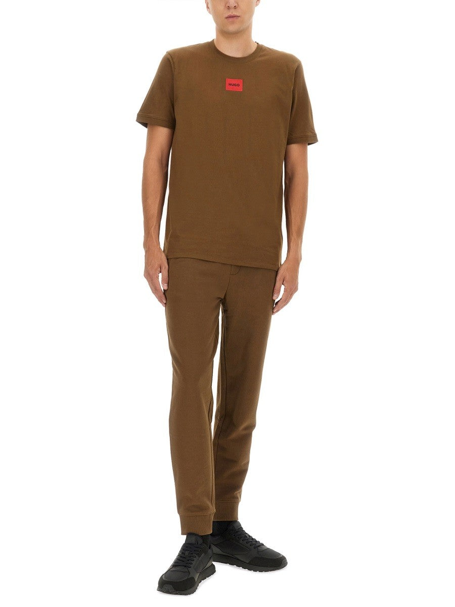 JOGGER PANTS WITH LOGO LABEL