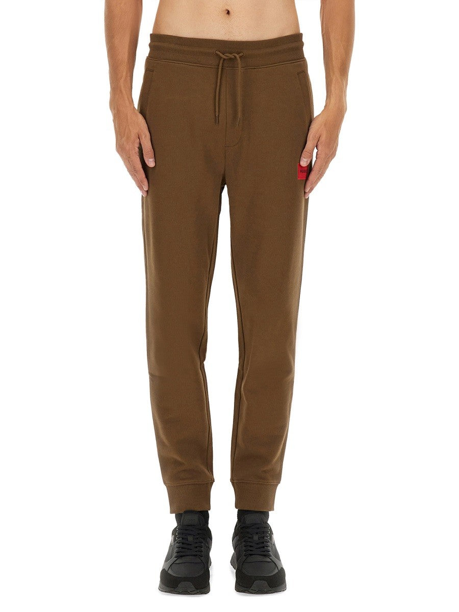 JOGGER PANTS WITH LOGO LABEL