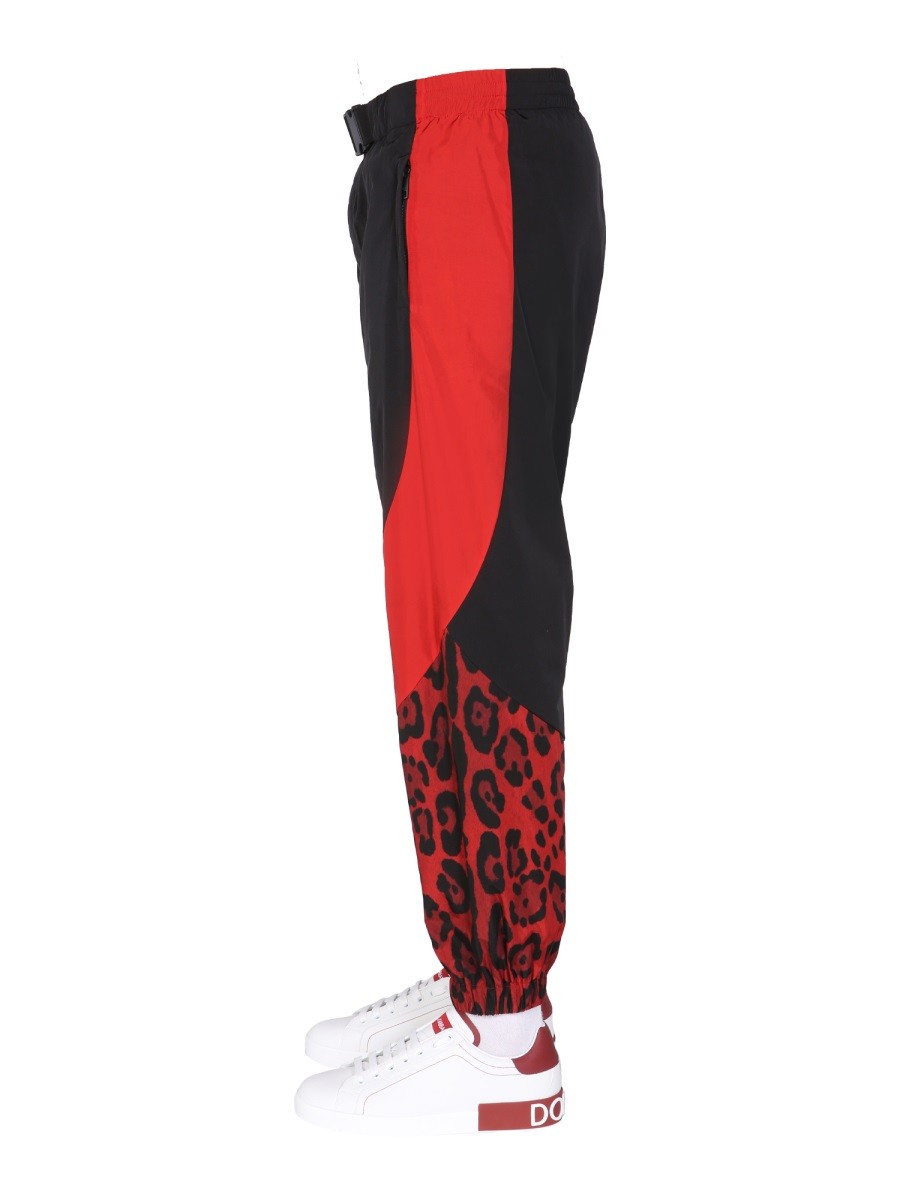 JOGGING PANTS WITH ANIMAL PRINT | Basement 88
