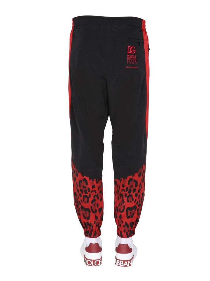 JOGGING PANTS WITH ANIMAL PRINT | Basement 88