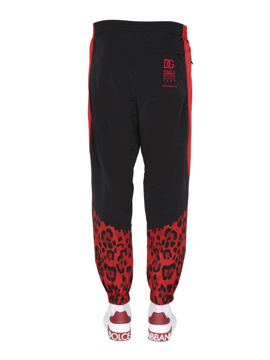 JOGGING PANTS WITH ANIMAL PRINT | Basement 88