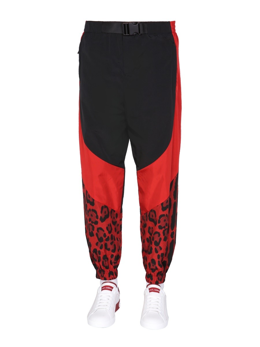 JOGGING PANTS WITH ANIMAL PRINT | Basement 88