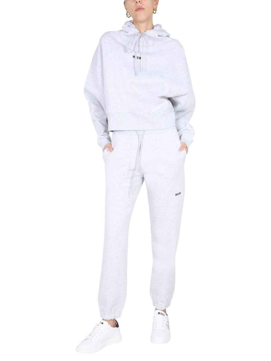 JOGGING PANTS WITH LOGO PRINT