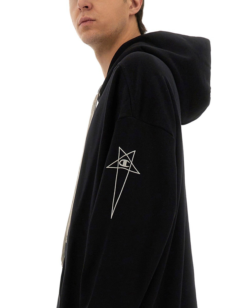 JUMBO JASON'S HOODIE | CHAMPION X RICK OWENS | Basement 88