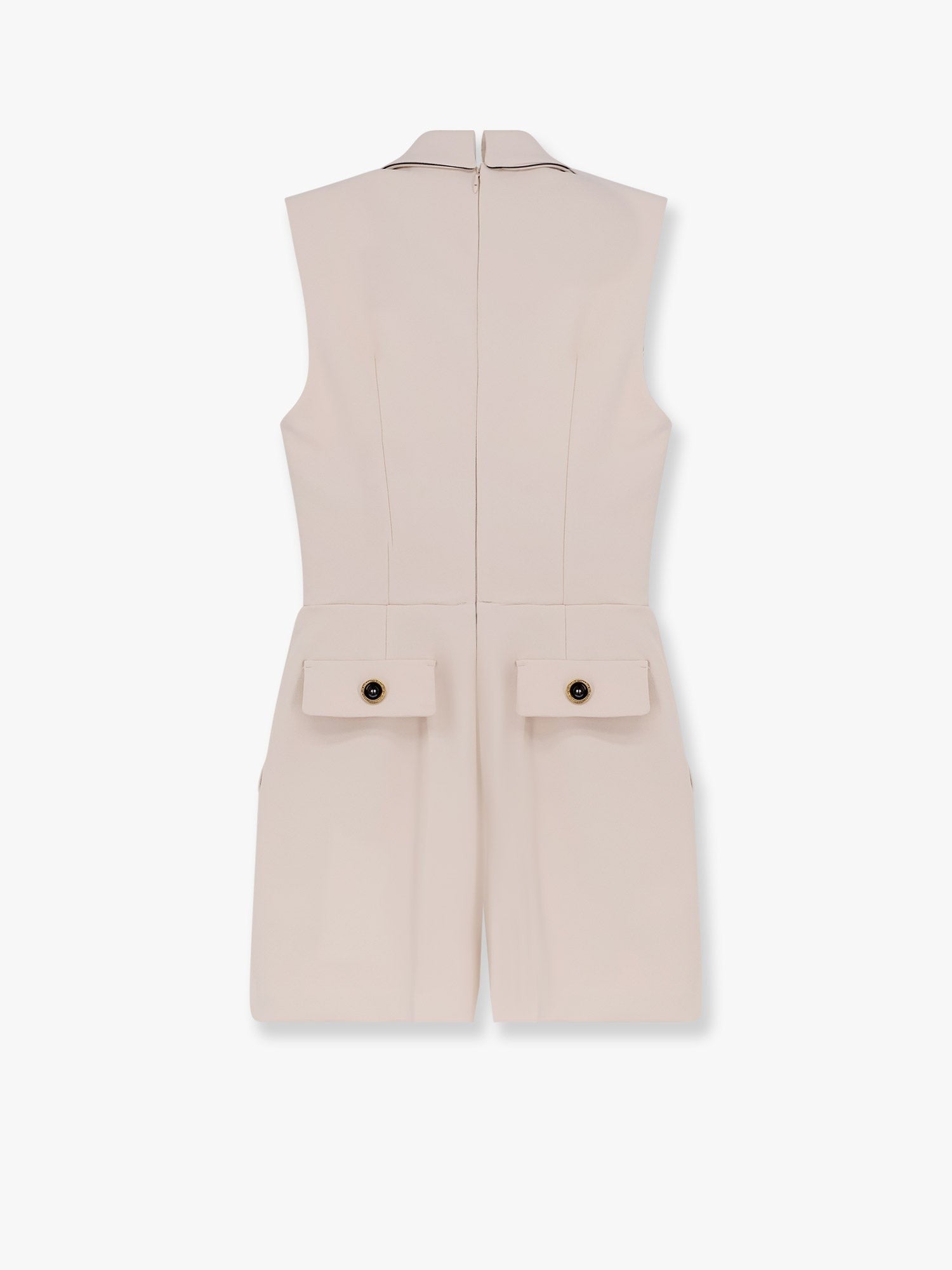 Combinaison avec coussinets d'épaules et ceinture en cuir