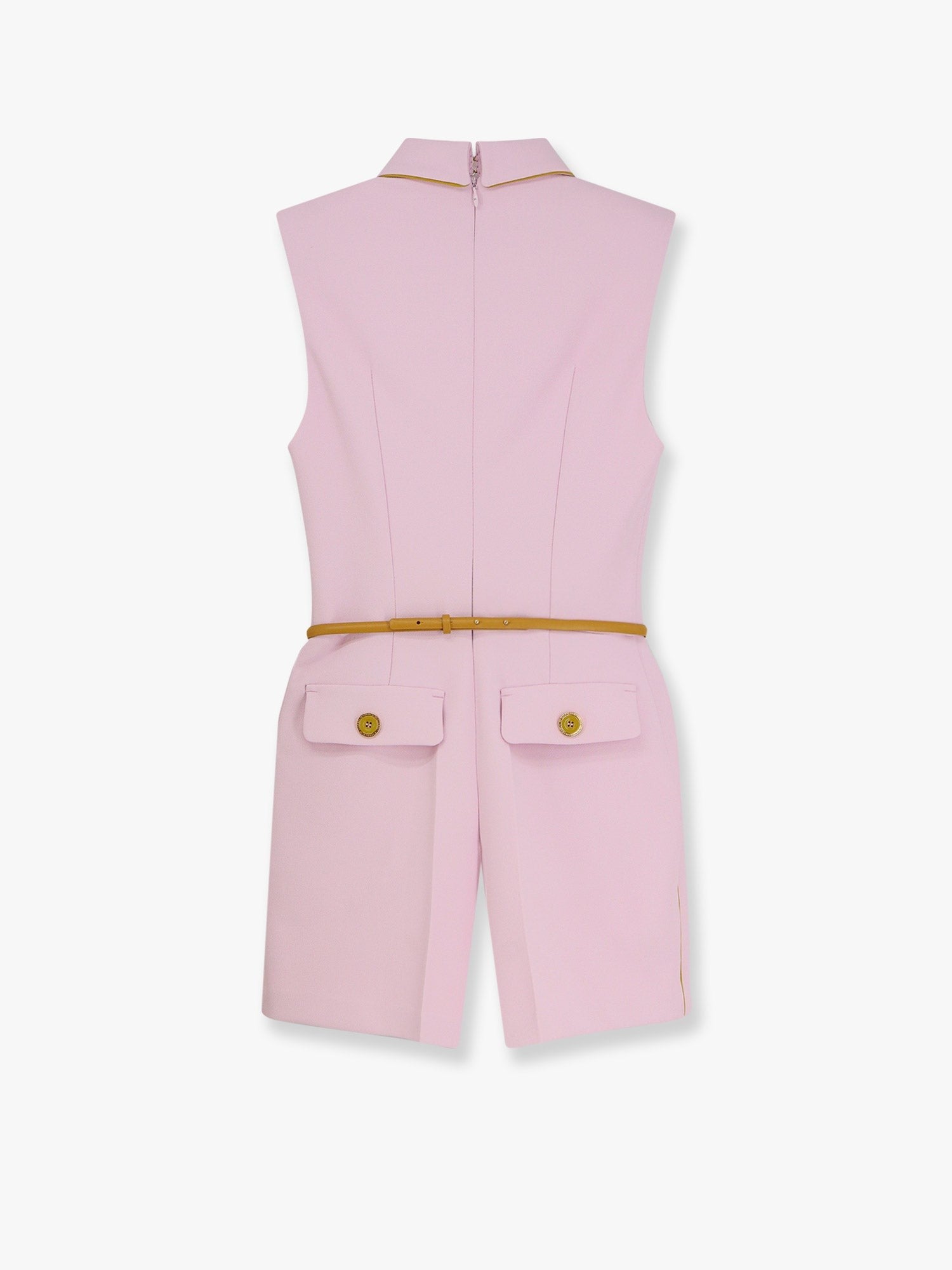 Combinaison avec coussinets d'épaules et ceinture en cuir
