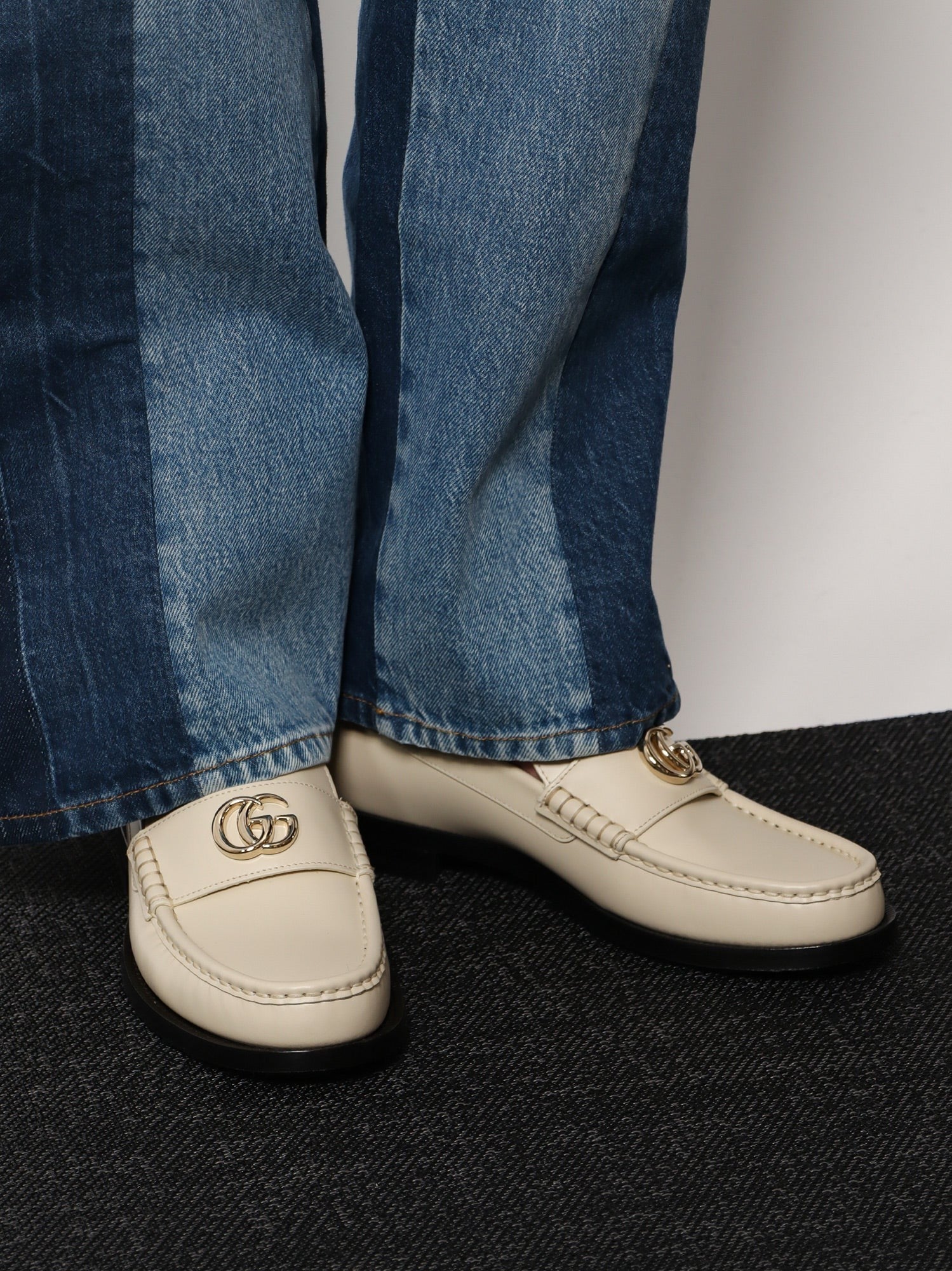 Leather loafers