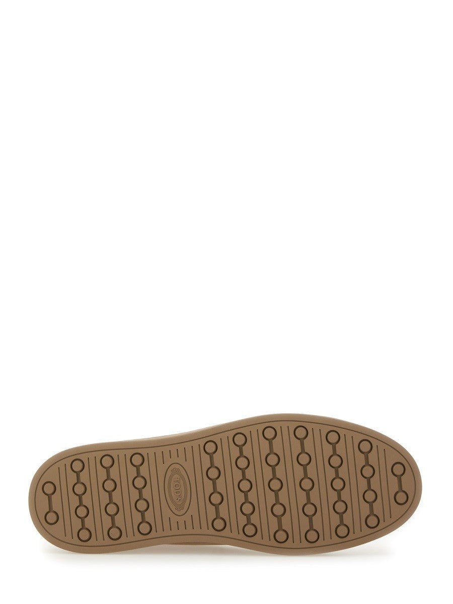 BASKETS EN CUIR