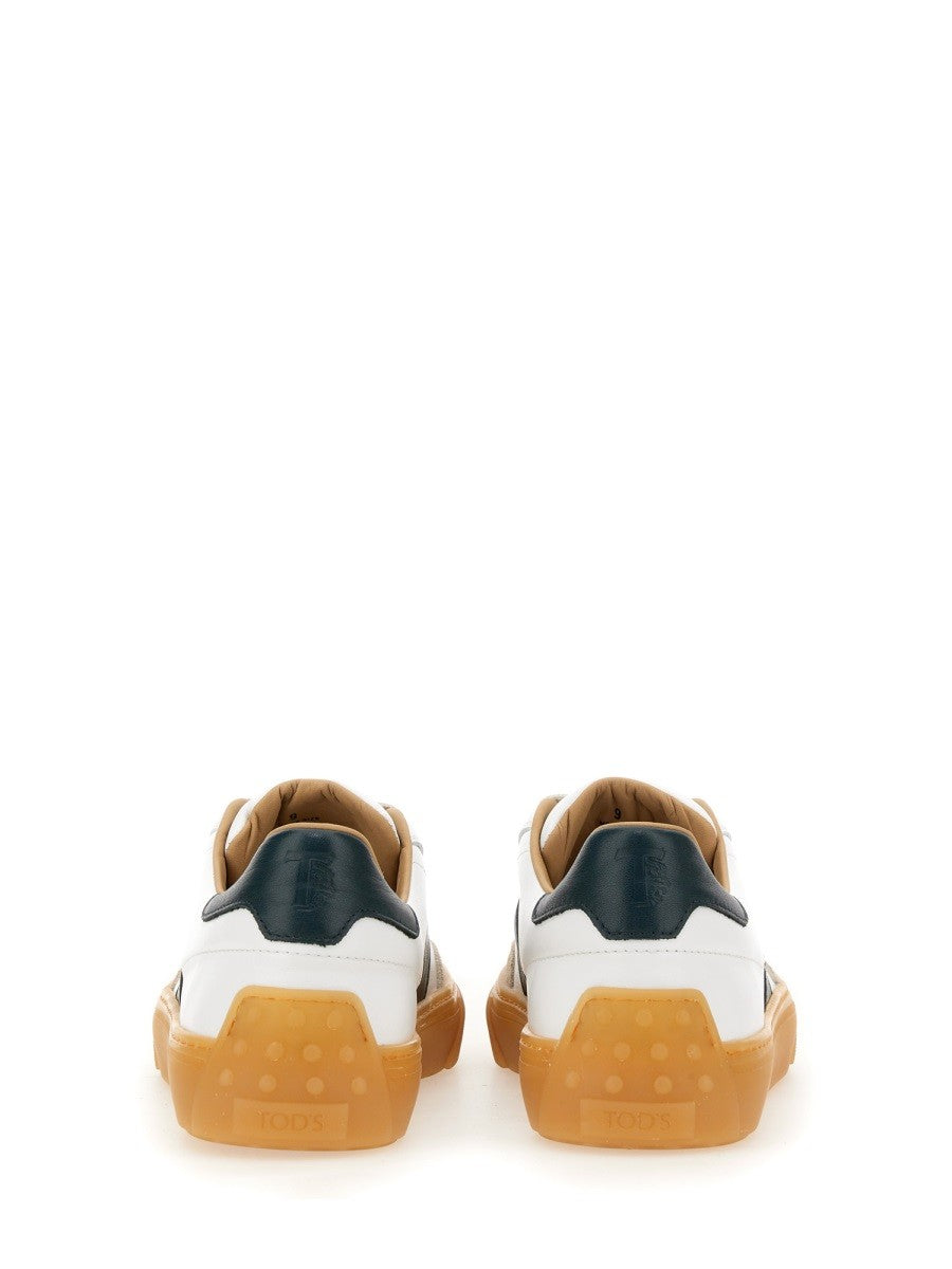 BASKETS EN CUIR