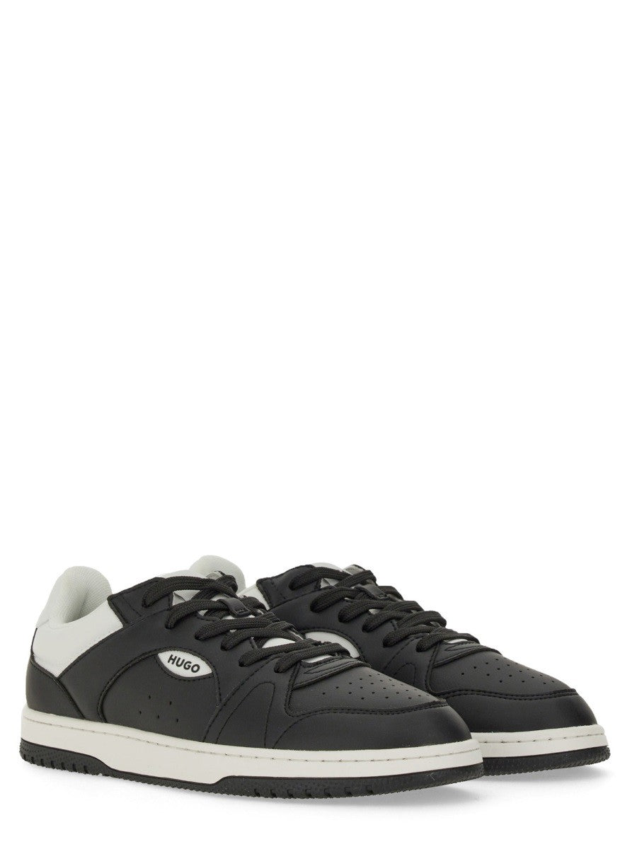 BASKETS EN CUIR