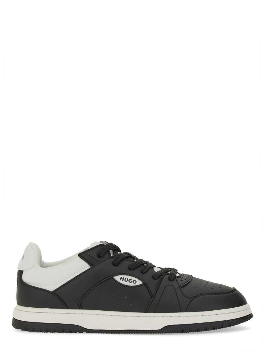 BASKETS EN CUIR