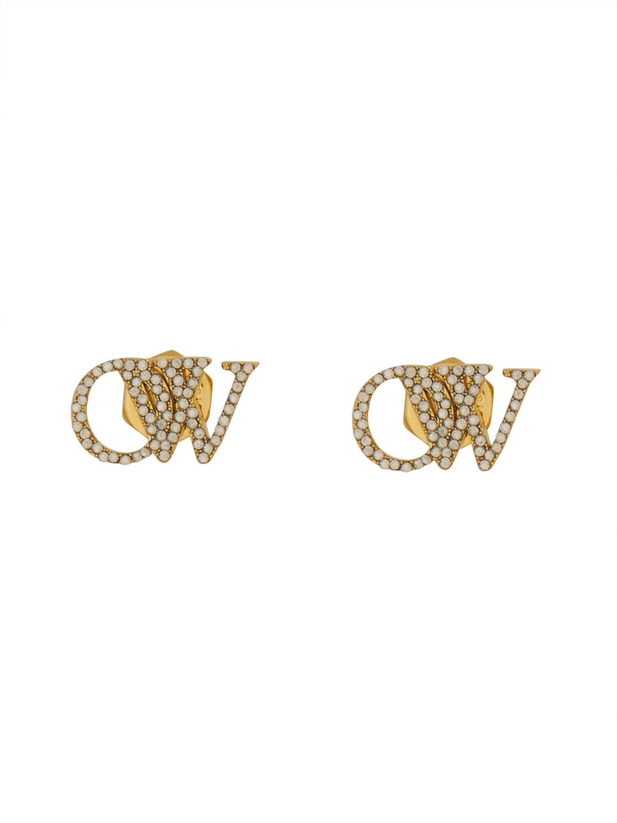 BOUCLES D'OREILLES AVEC LOGO