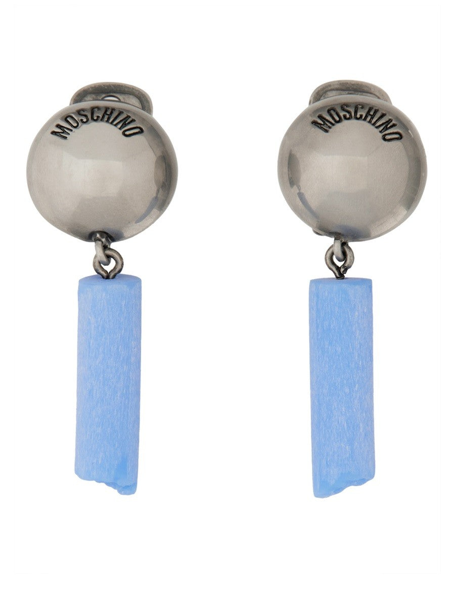 BOUCLES D'OREILLES AVEC LOGO