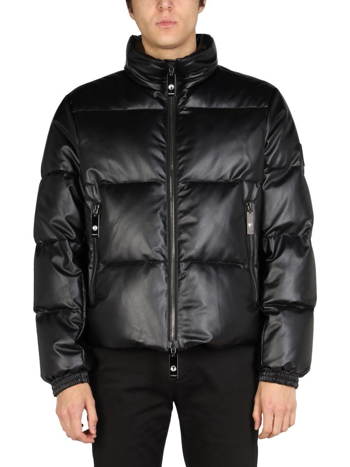 LOGO EMBROIDERY DOWN JACKET | Basement 88