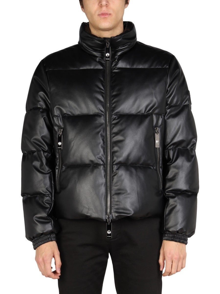 LOGO EMBROIDERY DOWN JACKET | Basement 88