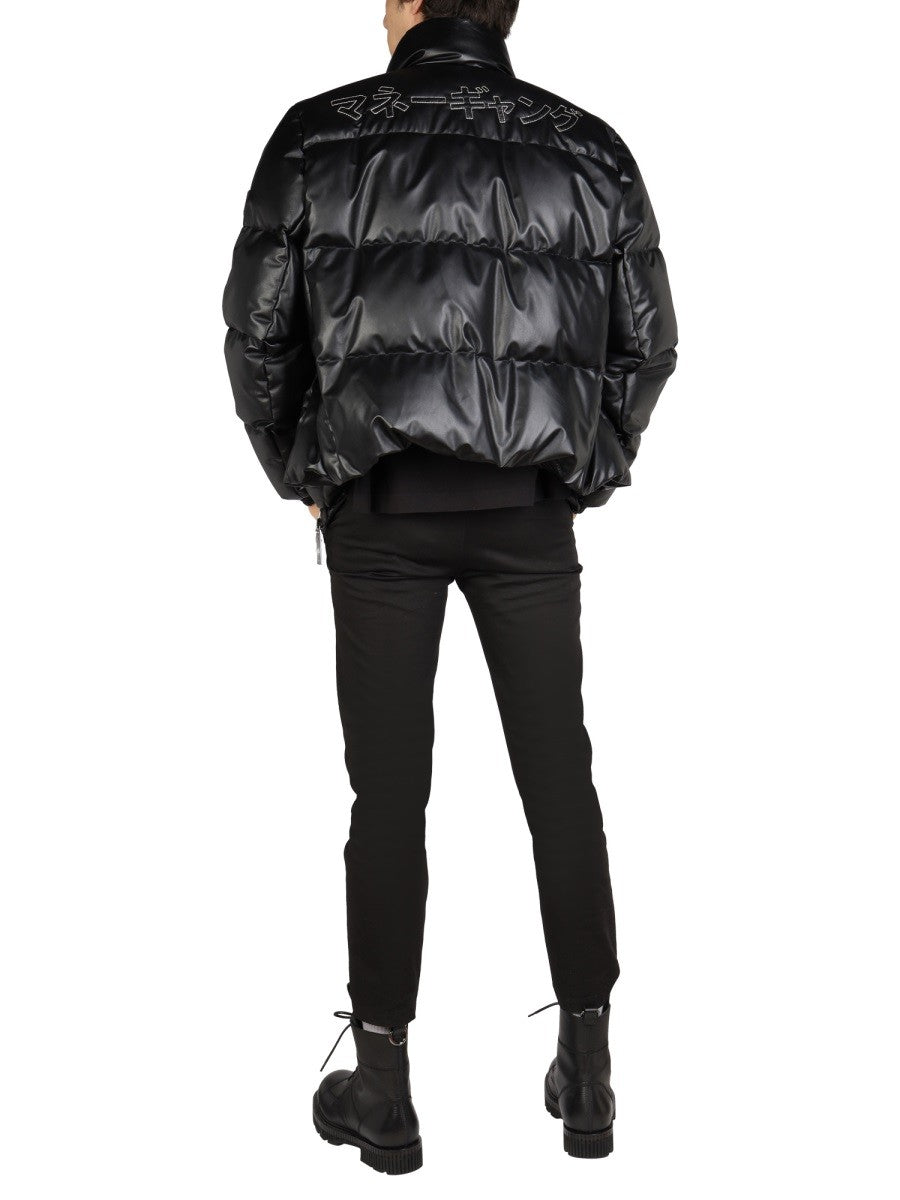 LOGO EMBROIDERY DOWN JACKET | Basement 88