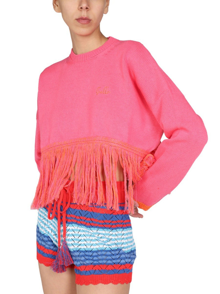 LOGO EMBROIDERY SWEATER | Basement 88