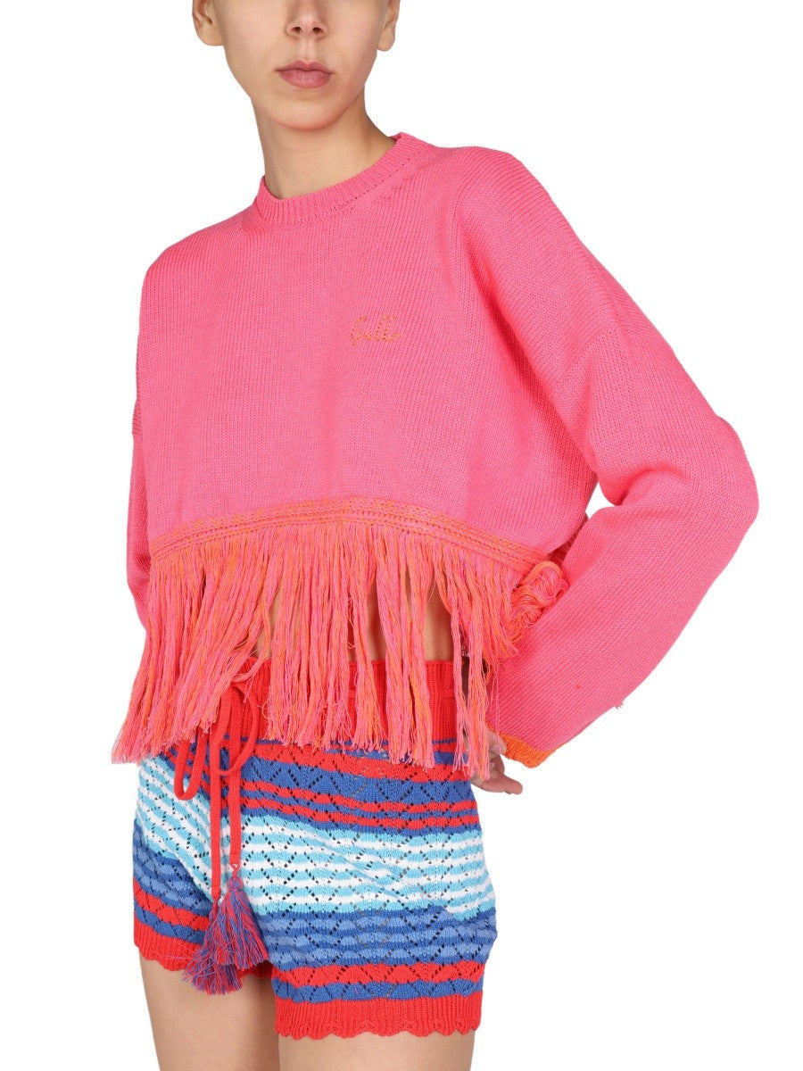 LOGO EMBROIDERY SWEATER | Basement 88