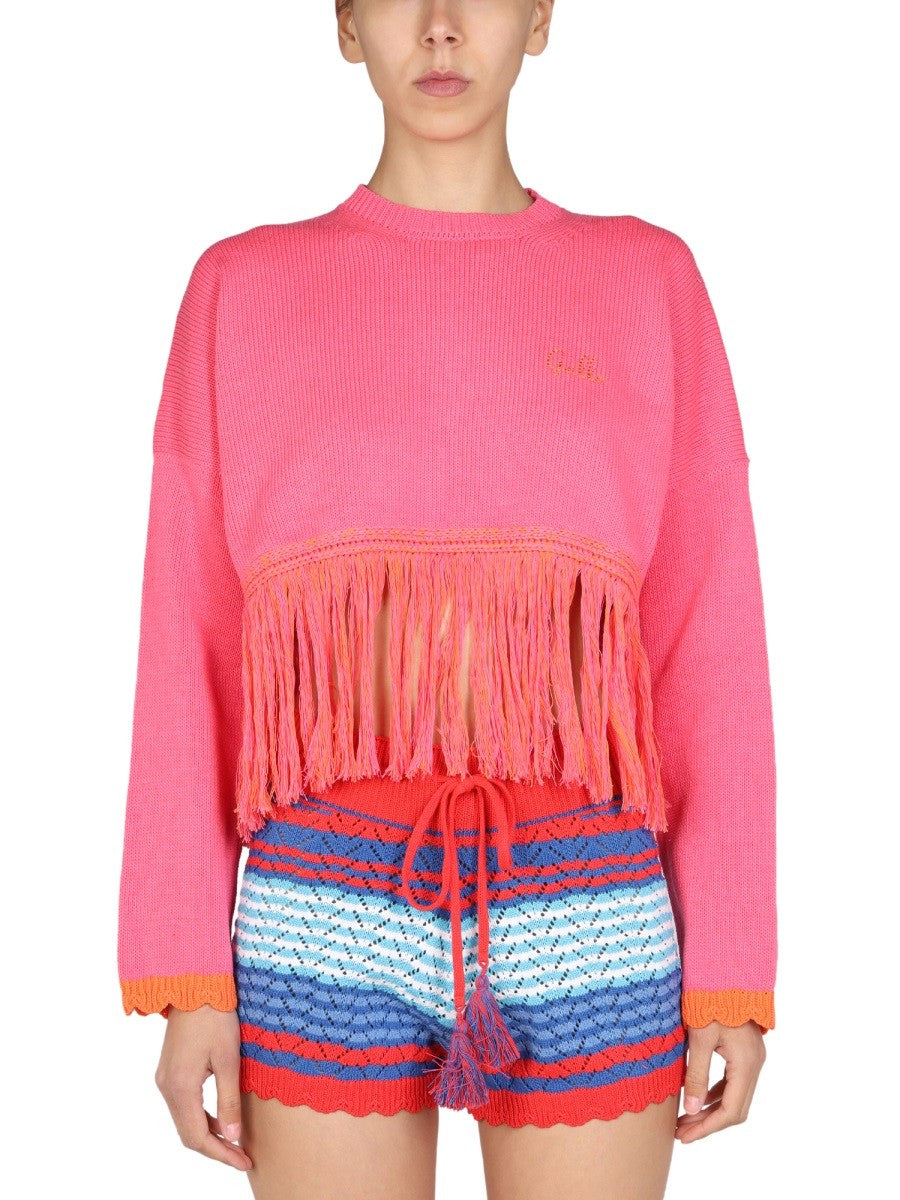 LOGO EMBROIDERY SWEATER | Basement 88