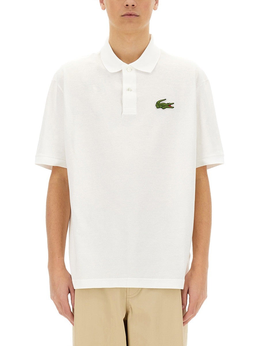 LOOSE FIT PIQUE POLO SHIRT
